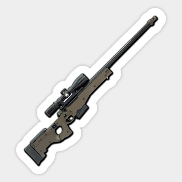 AWM Sniper Rifle Sticker by TortillaChief